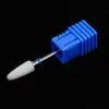 Cabeça de Polimento de Unha Cerâmica em Formato de Degrau de Espiga de Milho, Cabeça de Lixamento para Remoção de Cutícula e Manicure, Acessório Universal para Máquina de Polimento Elétrica