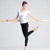Calça de Dança Adulto Feminina Calça de Barra para Adulto Roupa de Prática de Ballet Calça Legging Elástica de Nove Pontos com Barra Estreita