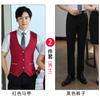Traje Chaleco Profesional Unisex para Personal de Servicio de KTV en Verano, Ropa de Trabajo para Departamento de Ventas Femenino, Ropa Formal de Negocios