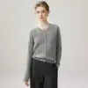 Cachemira rara y exquisita: un cárdigan de punto Consinee 100% cachemira pura, de aspecto dulce y juvenil, para mujer, una chaqueta suéter suave y delicada