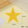 Parches de tela de estrella de cinco puntas suministro transfronterizo Adhesivo Termofusible multicolor accesorios para ropa ropa de entrenamiento militar decoración de gorra venta al por mayor