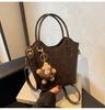 Bolsas Vintage Modernas Transfronteiriças para Mulheres, Populares Este Ano, Versáteis para Outono e Inverno, Novo Modelo 2026, Bolsa de Ombro Tipo Saco de Alta Qualidade