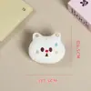Pingente Chaveiro Boneco Cabeça de Gato Suando Desenho Animado Ornamento de Bolsa Broche de Urso Decoração de Acessório para Roupa Chapéu