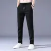 Outono e Inverno 2024 Novo Estilo Veludo Engrossado Quente Outdoor Negócios Calças Tendência Versátil Retas Longas Masculino Casual