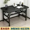 Mesa de entrenamiento plegable sin instalación, mesa de comedor para dormitorio en casa, escritorio simple para oficina y estudio, mesa de puesto para viviendas de alquiler