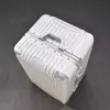 Estrutura de alumínio mala de capacidade extra grande espessada caixa com haste de puxar feminina caixa universal com roda feminina masculina senha mala de viagem capa de couro resistente ao desgaste bagagem de porão