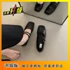 Link Exclusivo Botas de Tornozelo de Temperamento de Verão Novas Mulheres Sola Grossa Aumento de Altura Pessoas Baixas Rebite Salto Alto Casual Plano