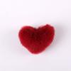 Pelota de Peluche Corazón de Melocotón Creativa Material Hecho a Mano para Bricolaje Pelota de Peluche de Imitación Bolsa para Llaves Accesorios de Joyería Colgante de Peluche con Forma de Corazón