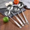 Cuchara para Olla Caliente de Acero Inoxidable con Mango Largo, Cuchara Sopera Pequeña, Espumadera, Cuchara para Revolver Doméstica, Cucharón Spero, Cuchara para Restaurante de Olla Caliente