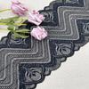 Acessórios de renda elástica elástico largo código de barras decoração de bainha feminina