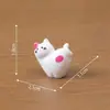 Micro-paisaje Gatito Lindo en Forma de Corazón Figura Muñeca Kawaii Partículas Casa de Muñecas DIY Accesorios Decorativos Mini Adornos de Escritorio