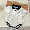 Ropa de bebé recién nacido Ropa de verano Ropa estilo occidental Bolsa Hakayama Ropa de pedos Polo Niño Bebé Verano Ropa para gatear Mameluco delgado
