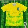 Atacado Camisa do Brasil Edição Especial Série Uniformes de Futebol Manga Curta Adulto