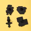 Insignias Metálicas Periféricas de Juegos de la Serie Minecraft, Decoraciones para Bolsas, Accesorios DIY, Lindos Regalos de Robot