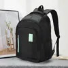 Mochila de Negocios Transfronteriza Casual Simple Negro Puro Tela Oxford Mochila Escolar Gran Capacidad Mochila para Computadora de Viajero de Negocios