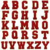 Adesivo de tecido bordado adesivo bordado para passar a ferro bordado com borda dourada letra em inglês Patch acessórios de vestuário bordado em toalha