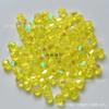 [Serie de colores semi-electroplateados brillantes] Cuentas de imitación de cristal de doble punta de 4 mm Diamante Checo bordado con cuentas de colores diy