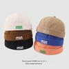 Gorra de piso de estilo coreano de primavera y otoño con letras de oso para niño, delgada, a juego, para bebé, para viajar, personalizada, para niños, de melón, para primavera