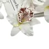 Venta al por mayor de fábrica Venta caliente transfronteriza Flores artificiales Orquídeas tailandesas Sombreros de flores Zapatos con flores Tocados festivos Flores para la cabeza Flores falsas