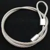 Cuerda de Acero Inoxidable 304 Tamaño Grande Procesamiento al por Mayor 5mm Varias Cuerdas de Acero Inoxidable Galvanizado Recubiertas de Goma Procesamiento Mangas de Aluminio Prensadas