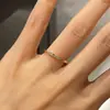 Trayectoria Galáctica ~ Anillo Minimalista de Dedo Índice con Índice de Diamante Brillante, Versátil, Suave, Elegante, de Alto Valor, Exquisito, Único Anillo de Dedo Índice