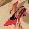 Tacones de Aguja Puntiagudos de Comercio Exterior, Nueva Moda de Otoño, Elegantes Sandalias de Tacón Alto en Gris Pistola, Tacones Bajos Cómodos, Transfronterizo