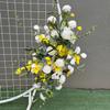 Novo Arranjo Grande Estilo Casamento Banquete de Casamento Flor de Seda Simulada Arranjo de Flores Decorativo Acabado Caminho Liderança Flor de Casamento Arte