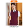 Azafata Primavera y Verano Nueva Camisa Chaleco Profesional para Mujer Recepción de Hotel Attendant de Restaurante Traje Ropa de Trabajo