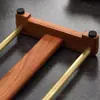 Alas de Pollo Ébano Cobre Madera Estante para Tazas de Té Estante de Almacenamiento para Ceremonia de Té Japonesa Estante para Secar Tazas Soporte para Tazas de Té Accesorios para Juego de Té Kung Fu