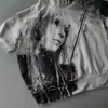 Cárdigan con cremallera desgastado de subcultura Y2K Unisex Gótico Retro Transfronterizo Europeo y Americano Sudadera con capucha nueva