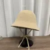 Chapéu de pescador simples e versátil com amarração estilo japonês para mulheres, moda de alta qualidade, adequado para circunferência de cabeça grande, faz o rosto parecer menor, chapéu bucket à prova de vento
