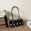 Bolso de Hombro Cruzado para Mujer con Lazo de Lunares, Bolso de Mano Casual de Alta Gama, Nuevo para 2026, para el Trabajo