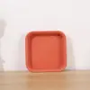 Prato Quadrado Espesso Fosco para Vaso de Flores Suculentas Plantas Verdes Bandeja Coletora de Água Uso Doméstico Varanda Jardinagem Bandeja de Base Plástica Atacado