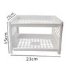 Rack de Armazenamento de Mesa Organizador de Cosméticos Multicamadas Rack de Armazenamento de Bancada para Banheiro, Estudo, Dormitório Não Requer Perfuração