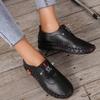 Moda Sapatos de Camada Única 2022 Outono Novo Fundo Macio Bolsa Costurada à Mão Comércio Exterior Tamanho Grande Casual Feminino Sapatos Preguiçosos Sem Cadarço
