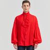 Roupas Masculinas Mais Vendidas da Amazon, Tops de Pirata Medieval, Camisas de Manga Longa, Roupas Formais de Alta Qualidade, Vestuário de Comércio Exterior