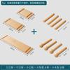 Tablero de madera maciza con agujeros para pasillo, zapatero, estante de almacenamiento superior, modelo de fondo para colgar en la pared del hogar
