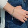 Pulsera Colgante de Helado Dulce para Mujer, Cuentas de Flor de Vidrio de Colores, Pulsera de Dibujos Animados de Estilo Nuevo, Anillo, Pendientes, De Moda