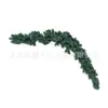 Árvore de Natal de Rattan Verde/Rosa/Prata Decorações de Festival com Anel de Aço Pinha Pontiaguda Guirlanda de Frutas Vermelhas