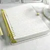 Cuaderno de Hojas Sueltas de Cuero Suave Transparente Cuaderno B5 con Cubierta de PVC Desmontable Agenda A5 Cuaderno Transfronterizo Venta al por Mayor