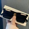 Gafas de Sol Estilo Nuevo para Mujer, Modernas, Adelgazantes para Caras Grandes, Protección Solar, Protección UV, Gafas de Sol de Moda para Hombre para Conducir, Envío Gratis E