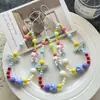 Cuentas de Colores Gato Kt Lanyard Pulsera de Cuentas Ins Cadena Popular Funda Universal para Teléfono Móvil Cámara Ccd Decoración para Niña