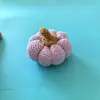 Adornos de Calabaza Tejidos a Mano de Hilo Nuevos Transfronterizos Adornos de Regalo de Halloween Muñecas de Calabaza Tejidas a Crochet con Hilo