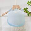 Babero para Bebé Impermeable y Resistente a las Manchas Silicona Suplemento Alimenticio Bolsillo para Arroz Súper Suave Bebé Portátil Babero para Niños Artefacto Anti-Suciedad