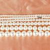 Perlas redondas de imitación beige de alta calidad con realce retro, hechas a mano, para el cabello, pulseras, collares y accesorios.