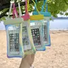 Nuevos suministros para vadeo a la deriva al aire libre natación buceo teléfono móvil bolsa impermeable transparente funda impermeable pantalla táctil venta al por mayor