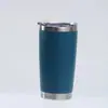 Comercio electrónico transfronterizo taza de coche de 20 oz con recubrimiento en polvo taza creativa de 20 oz para enfriar hielo acero inoxidable 304 aislamiento térmico conservación del frío taza de coche