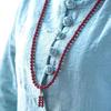 Pulsera de Cinabrio 108 Cuentas para Hombres y Mujeres Rosario Pulsera de Múltiples Círculos Tres Círculos Collar Fabricante Venta al por Mayor Juguetes Culturales