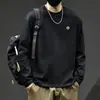 Chegada Nova Primavera 2026 Blusa de Segunda Pele Masculina Marca Americana Tendência Simples Solta Casual Pulôver Masculino