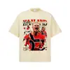 Camiseta de Manga Corta para Hombre Stejwell Haaland Estampado de Estrella Retro Americano Transfronteriza 100% Algodón Peso Pesado Camiseta Base